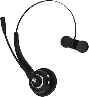 Bluetooth Headset, 12 Hours Call Noise Cancelling Headset with Microphone Computer Headset for Work from Home/Call Center/Office/Online Class/Teams