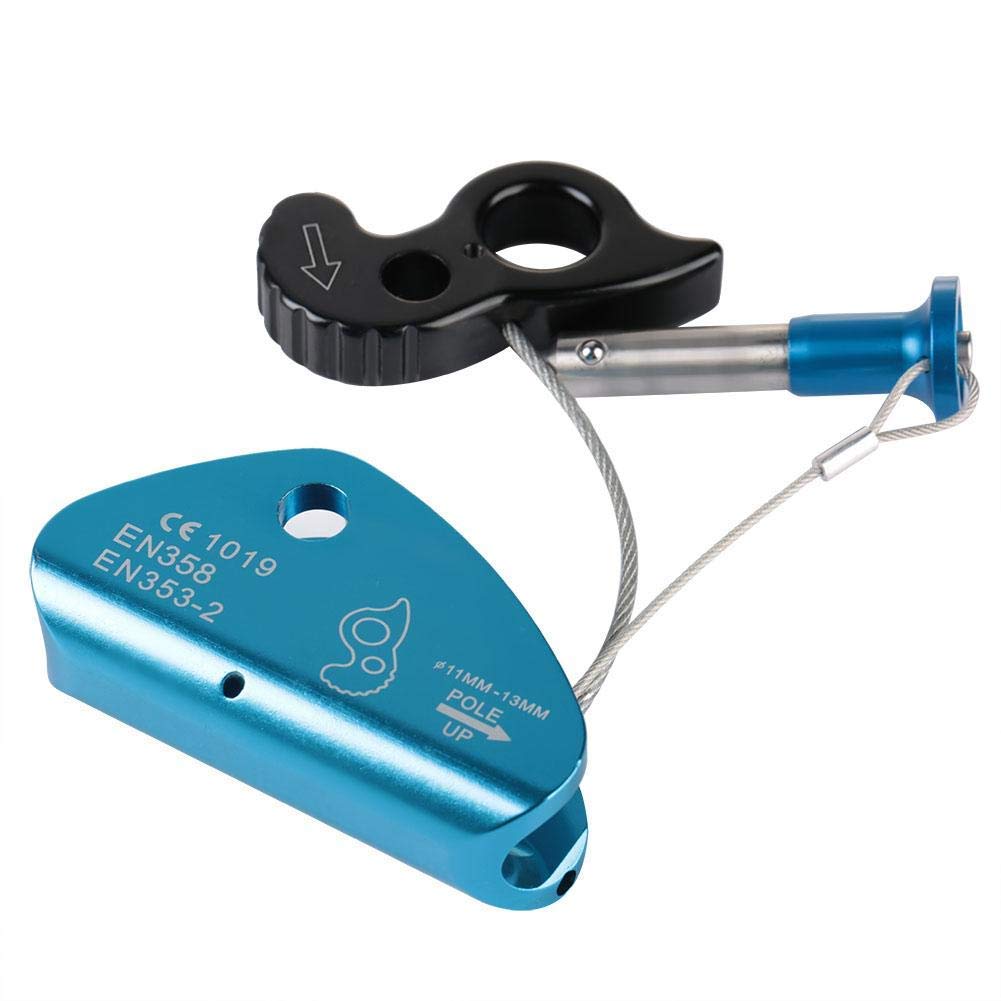 Alomejor Selbstbremsendes Abseilger?t mit Kletterkarabiner Sicherheitsseil Stop Block f¨¹r Camping Rettung