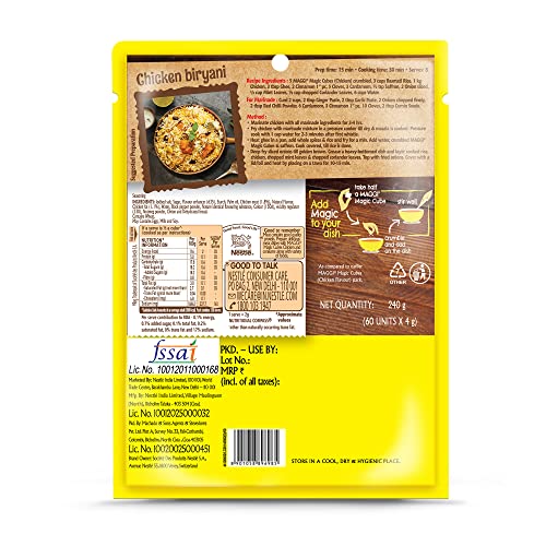 Image of MAGGI MAGIC Cubes, Chicken Masala, 240g (Pack of 3)