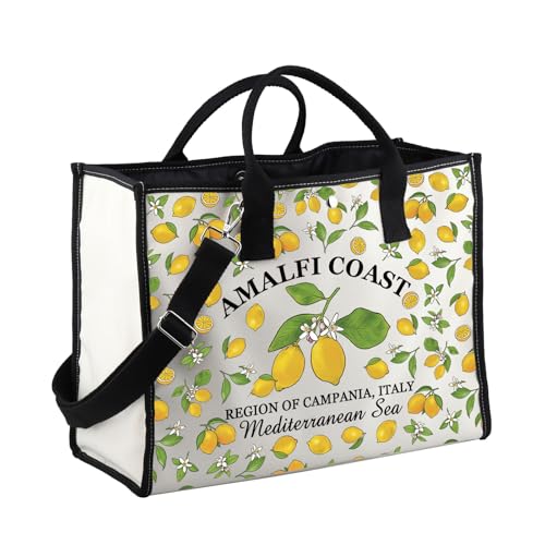 Sac fourre-tout Italie aux citrons du Sud comme souvenir de voyage romantique