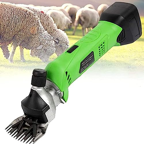 EkiDaz LXW Wool Scissors Cordless Animal Clippers, Rechargeable Sheep Shearing Machine for Sheep, Thick Coat Animals, Farm Livestock