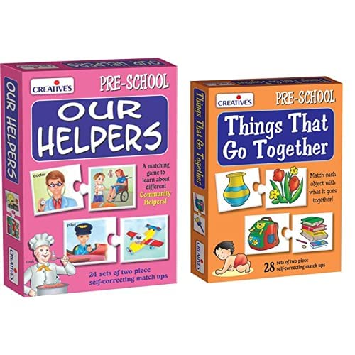 Image of Creative Educational Aids 0630 Our Helpers&Things That Go Together,Kid