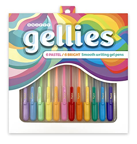 Set de 12 bolígrafos de gel coloridos Snifty miniatura 1