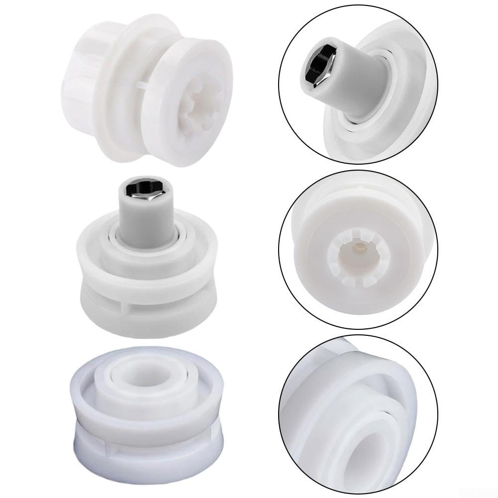 Polea de Eje para Hayward para tigershark RC9956CC RC9950A - Repuesto Plástico Kit 3 Unidades Mejora Movilidad Piscina