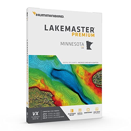 Image of Humminbird LakeMaster Premium Map SD Card for Fish Finders