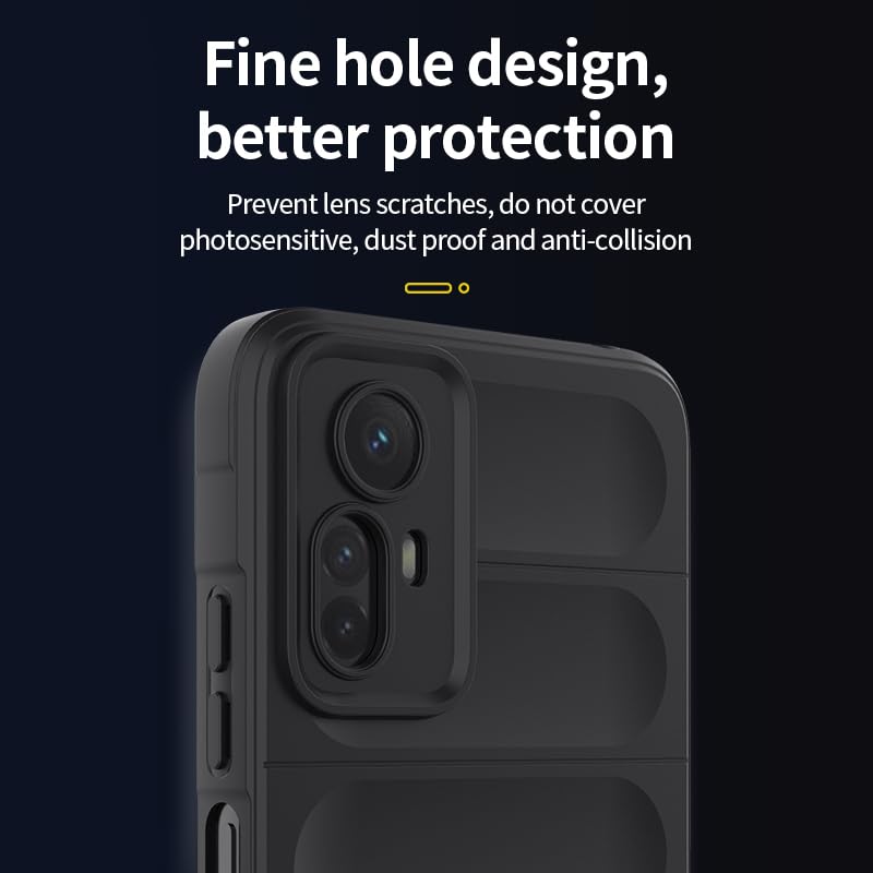 WOKEZ TPU Fodral för Redmi Note 12S - Mörkröd, Reptålig & Tvättbar