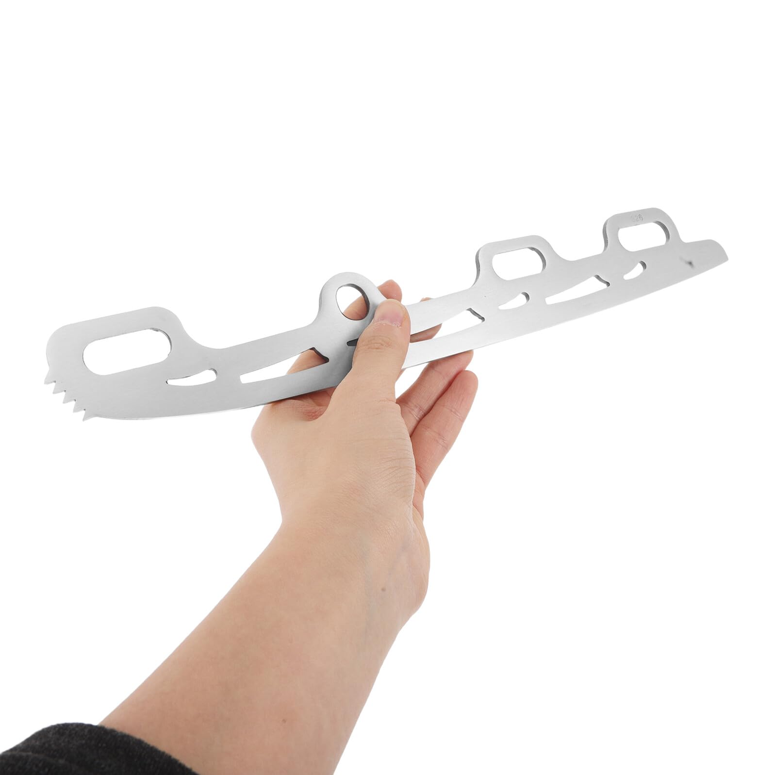 Lames Interchangeables en Acier Inoxydable 326 MM pour Patins Artistiques et Hockey sur Glace, 1 Paire, Accessoires de Rechange Légers et Précis pour Entraînement et Compétition