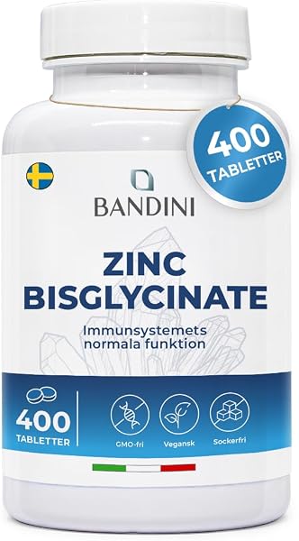 Bandini Zink Bisglycinate 400 Tabletter