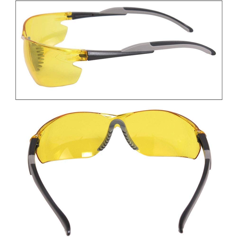 Occhiali Di Protezione, Occhiali Di Protezione Antiabbaglianti Professionali Per La Saldatura A Prova Di Polvere (colore : Giallo)