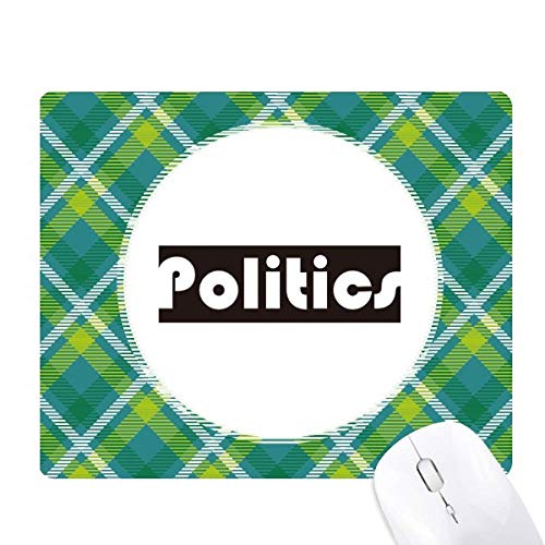 Tapis de souris pixel noir et vert avec motif grille de réseaux