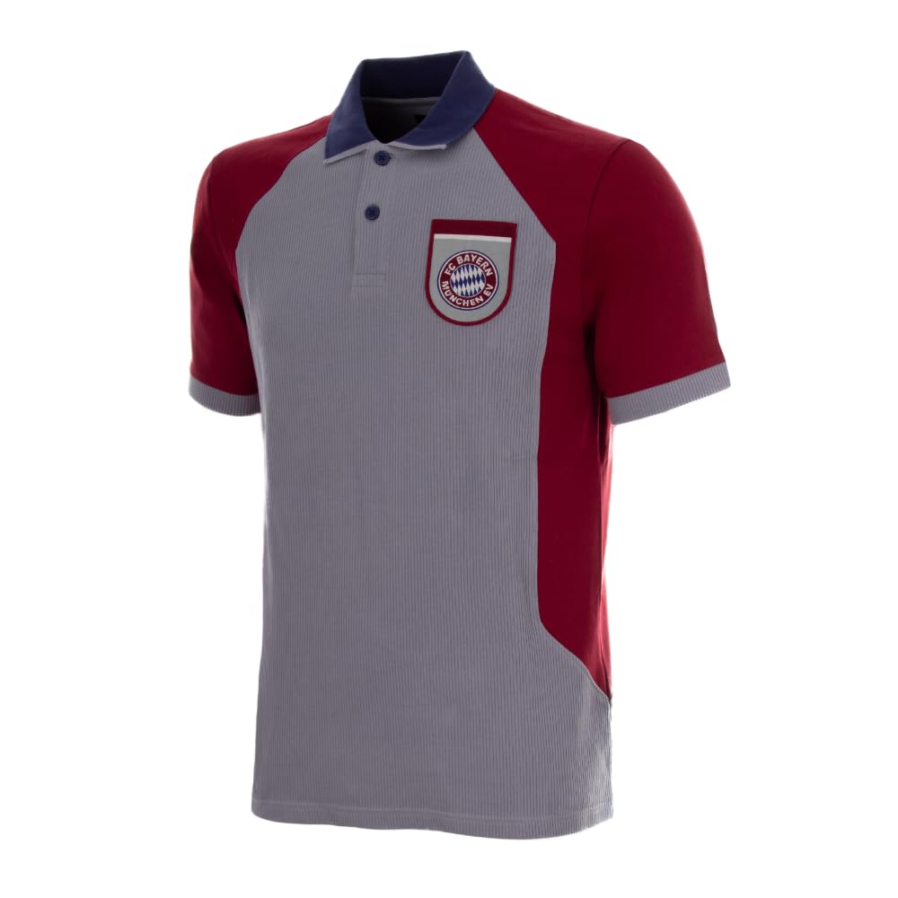 Copa Football - FC Bayern München 1998 - Poloshirt - Herren - XS - Grau