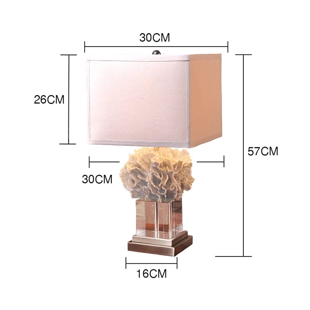 Lampa stołowa Prosta kreatywna kryształowa lampa stołowa lampka nocna do sypialni salon europejska osobowość lampa stołowa dostępne są trzy tryby przełączania Lampa stołowa LED(Dimmer switch)