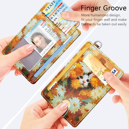 Image of FurArt Slim Minimalist Wallet, Front Pocket Wallets, RFID Blocking, Credit Card Holder for Men
