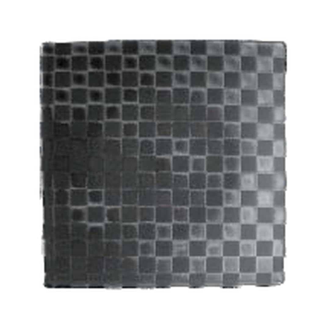 天石ぶい Yamashita Kogei 961815409 Dinner Plate, Chess Black, 7.7 x 1.2