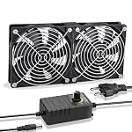 GDSTIME – GDSTIME Dual 120mm Lüfter 230V 2x 120mm PC Lüfter Doppelkuge