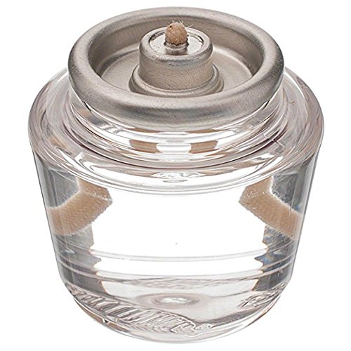 Image of D'light Online Liquid Wax Disposable Clear Plastic Fuel Cells Liquid Votives - Dripless Liquid Candle, Smokeless Clean Burning (15 Hour Clear Fuel Oil Candles, 96 Pack - Easy to Open Packaging)