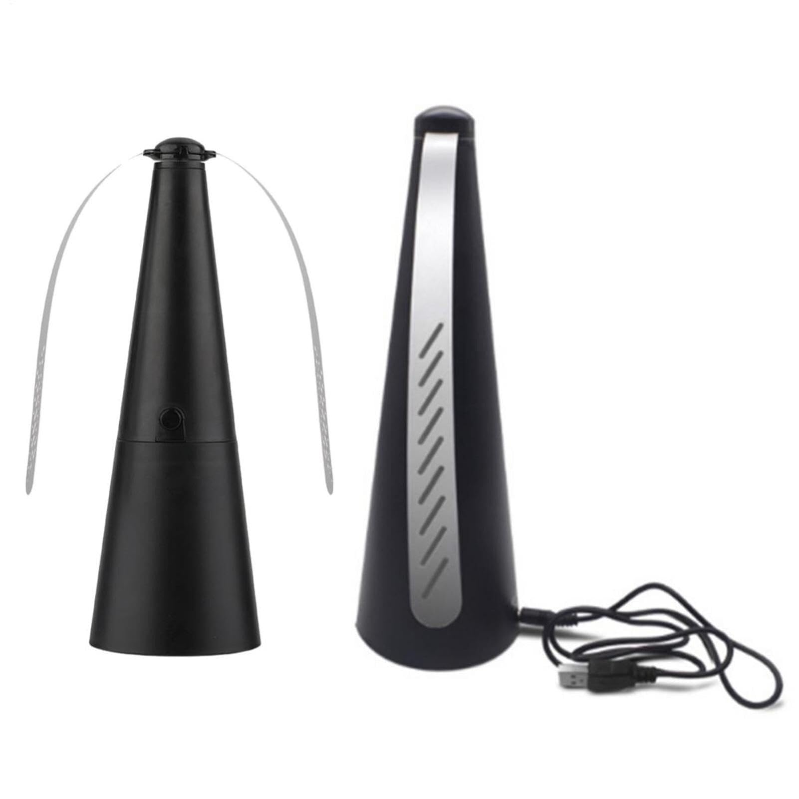 Rechargeable Fly Fans for Tables, USB Fly Spinner