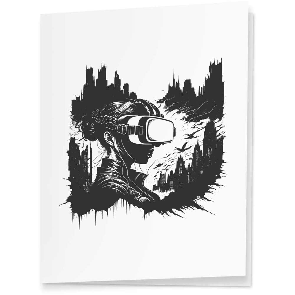 4 x 'Virtual Reality' Gift Tags/Labels (GI00083916)