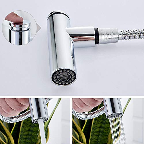 Robinet de cuisine mitigeur mono-poignée eau chaude froide chrome A