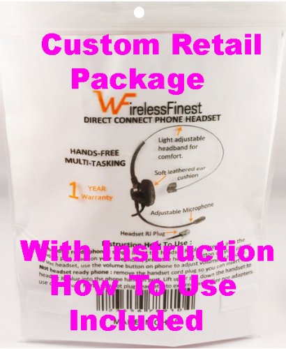 Call Center Hands-Free Headset Adjustable Volume+Mute Control With Comfort Fit Headband For Nec Aspire Nortel M2616 M3904 Plantronics A100 T10 T20 T100 S11 S12 Aastra Telecom Shoretel Avaya Telephone #TOP2