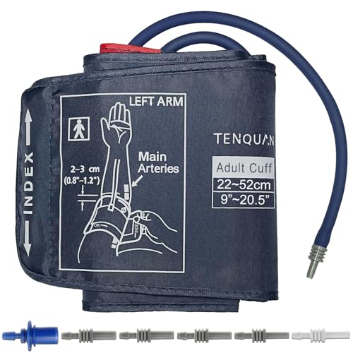 TENQUAN Manguito Tensiometro de Brazo, Manguito para la Presión Arterial de 8.6