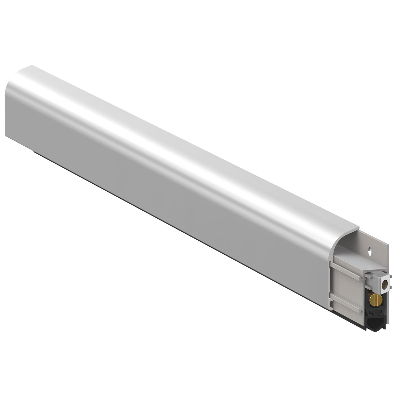 Türdichter 1750, Breite 15 mm, Höhe 37,5 mm, Länge 1030 mm, Aluminium natur | Zugluftstopper