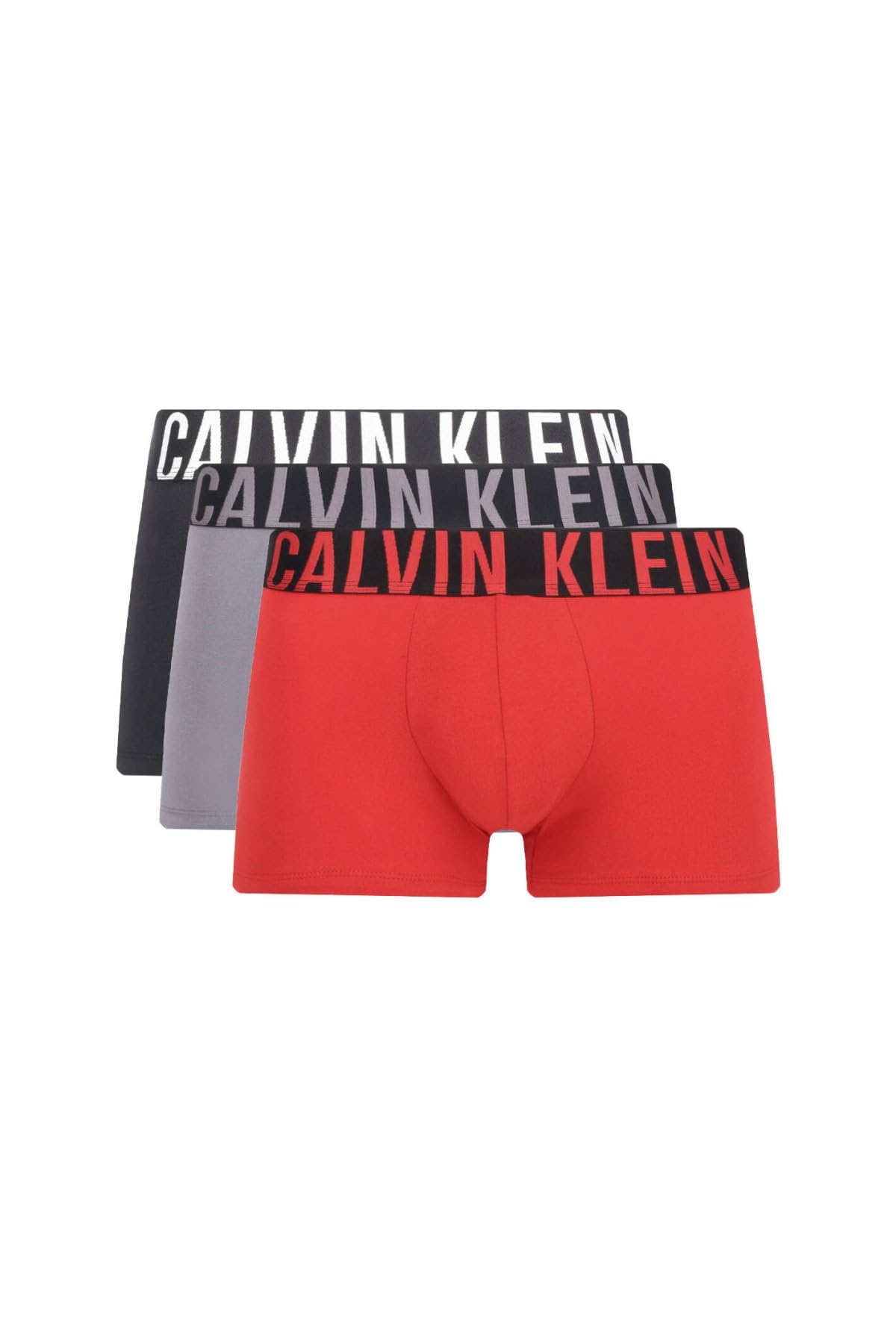Calvin Klein Men's TRUNK 3PK 000NB3608A, Multi, M