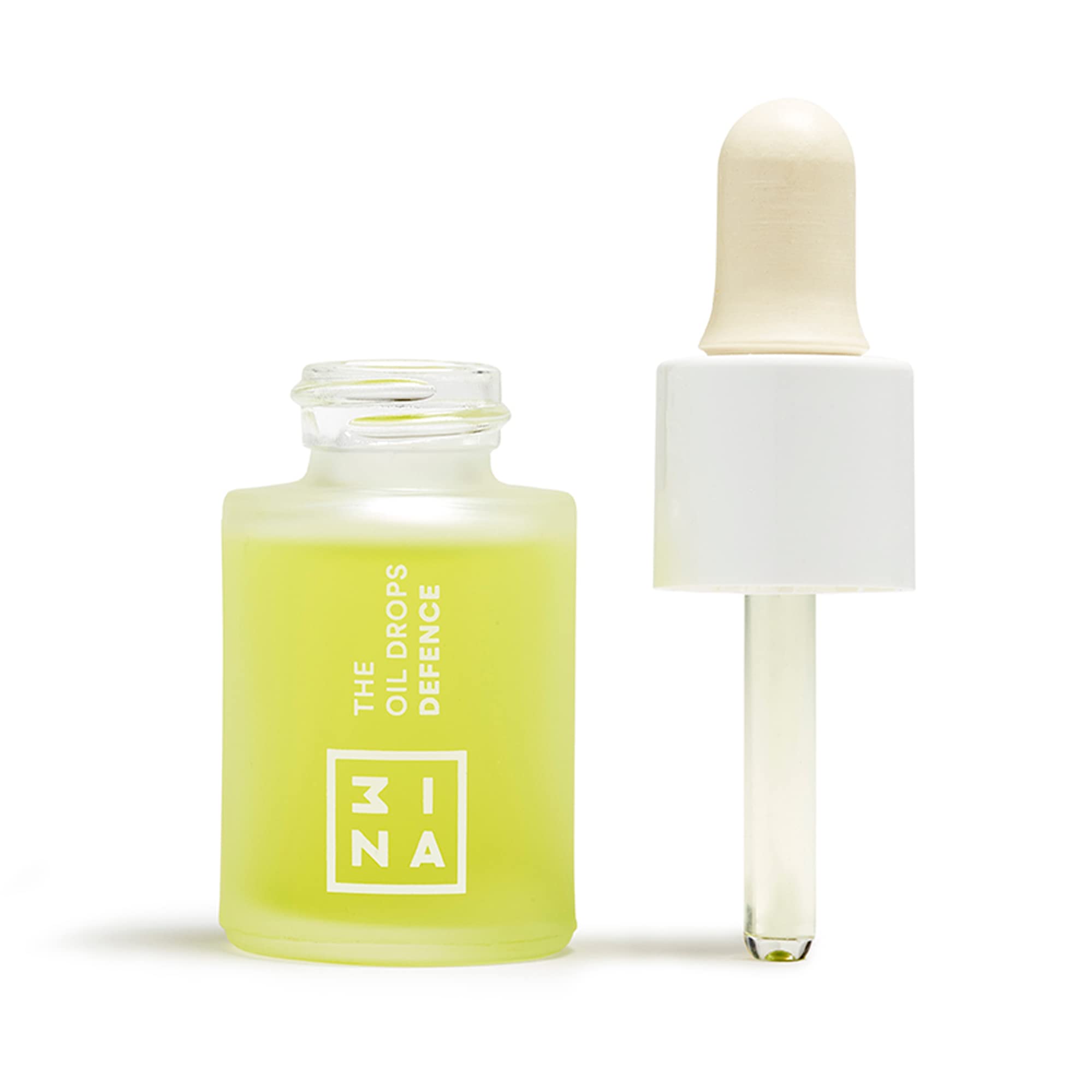 3INA MAKEUP - The Oil Drops Defense - Green Protecting and Regenerating - Hydrating - Restorative - Avocado Oil - Nourishing the skin - Sensitive skin included - Vegan - Cruelty Free