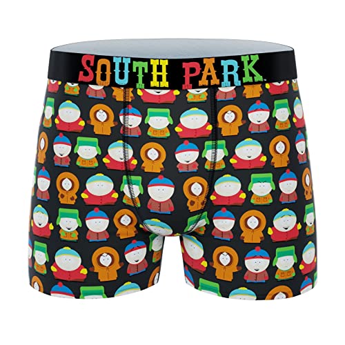 CRAZYBOXER Men's Underwear South Park Stretch Non-slip waistband Boxer Brief Comfortable (3 PACK)2