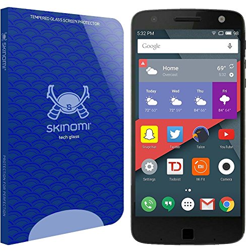 Moto Z Force Screen Protector (Verizon Moto Z Force Droid Edition), Skinomi Tech Glass Screen Protector for Moto Z Force Clear HD & 9H Hardness Ballistic Tempered Glass Shield with Moto Z Force Screen Protector (Verizon Moto Z Force Droid Edition), Skinomi Tech Glass Screen Protector for Moto Z Force Clear HD & 9H Hardness Ballistic Tempered Glass Shield with