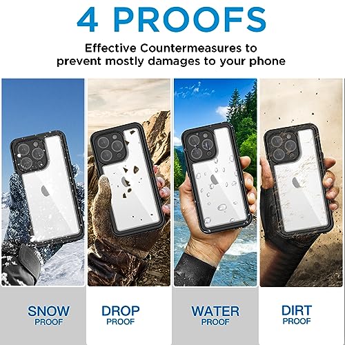 AICase Waterproof Case for iPhone 15 Pro Max(6.7") Snowproof,Dustproof and Shockproof, IP68 Certified Full Body Protection Fully Sealed Underwater Cover for iPhone 15 Pro Max 6.7"_3 by AICase - Used condition - Image 2