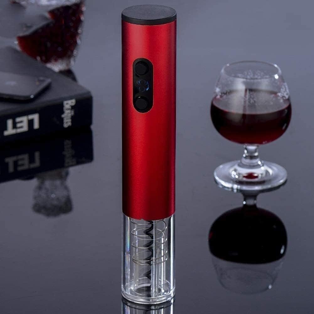 Multifunctional Corkscrew,Handheld Corkscrew,Electric Wine Bottle Opener Rechargeable Household Automatic Multi-Functional Open Wine Bottle Opener Lite Set Package with Fo