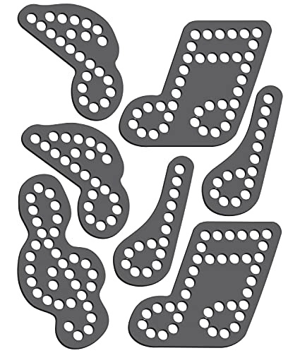 Plantilla magnética de pedrería Rhinestone Genie Music Notes 001 contra la pérdida de tiempo