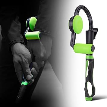 Golf Swing Trainer, Golf Training Aid, 2 in 1 SquareSet Control, Instant Feel-Based, Training Aid, Golf Grip Kit, Grip Trainer Golf Club to Help Train Correct Hand Position