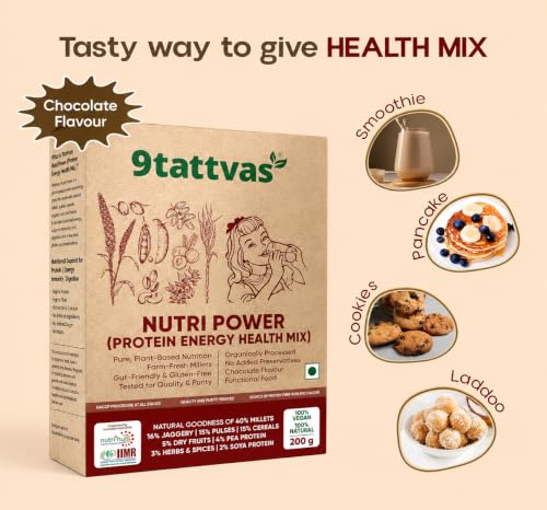 Image of Nutri Power Protein Mix with Millets,100% Natural, Vegan, 200g