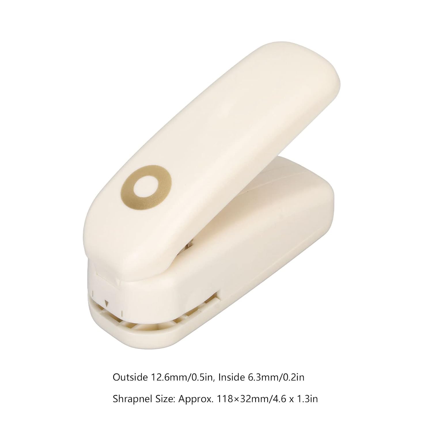 Mini Hole Puncher, Donut Hole Punch Paper Punches for Notebook Retainer Decorations Loose Leaf Book Ring Buckle Mini Decorative Punches Annulus Ring Hole Ideal for Punches