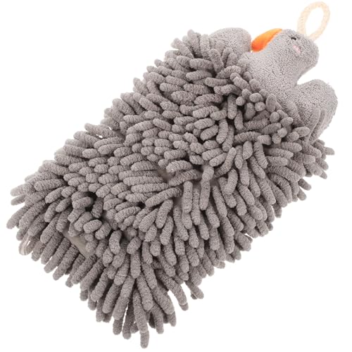SOPOTUTU Toalla de Mano Colgante de Chenilla Absorbente Secado Rápido para Baño y Cocina, Fácil de Limpiar y Segura para Adultos