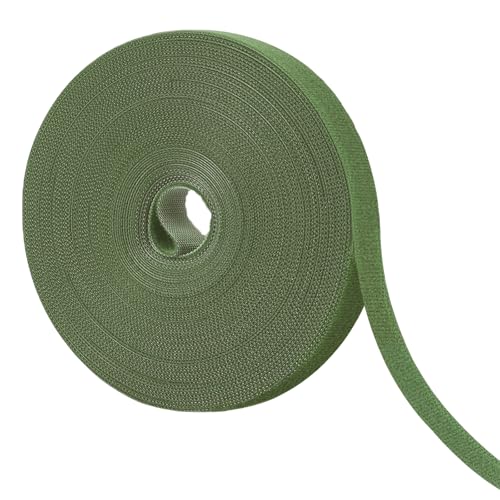Garden Ties Reusable Plant Ties for Climbing Plants, Adjustable Plant Cable Straps for Support Indoor Outdoor Plant Growth Staking, Training & Organizing (60 ft)