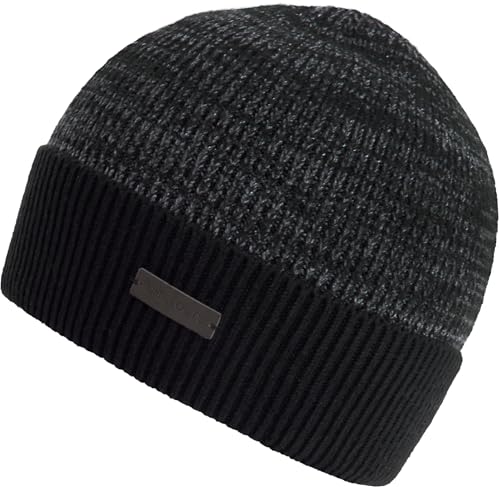 Bonnet CHILLOUTS Moritz Hat Homme Noir et Gris Foncé pour Hiver