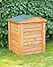 Produktbild Lacewing 288 Liter Komposter aus Holz mit Deckel 80 cm x 60 cm x 60 cm