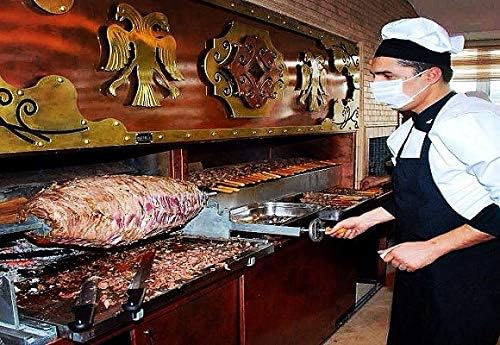Arican Kitchen Automatic Doner Machine and Shawarma Grill Kebab Machine. Automatic Broiler Horizontal Doner Grill Machine