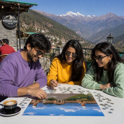 Image of FRI Building Architecture, Dehradun | 300 pcs Wooden Jigsaw Puzzle by Playhills for Kids Adults | Focus and Mind Relaxation Puzzles