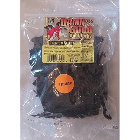 Damn Good Beef Jerky 14oz. Premium Select Beef Jerky - Jamaican Jerk Flavor Cover