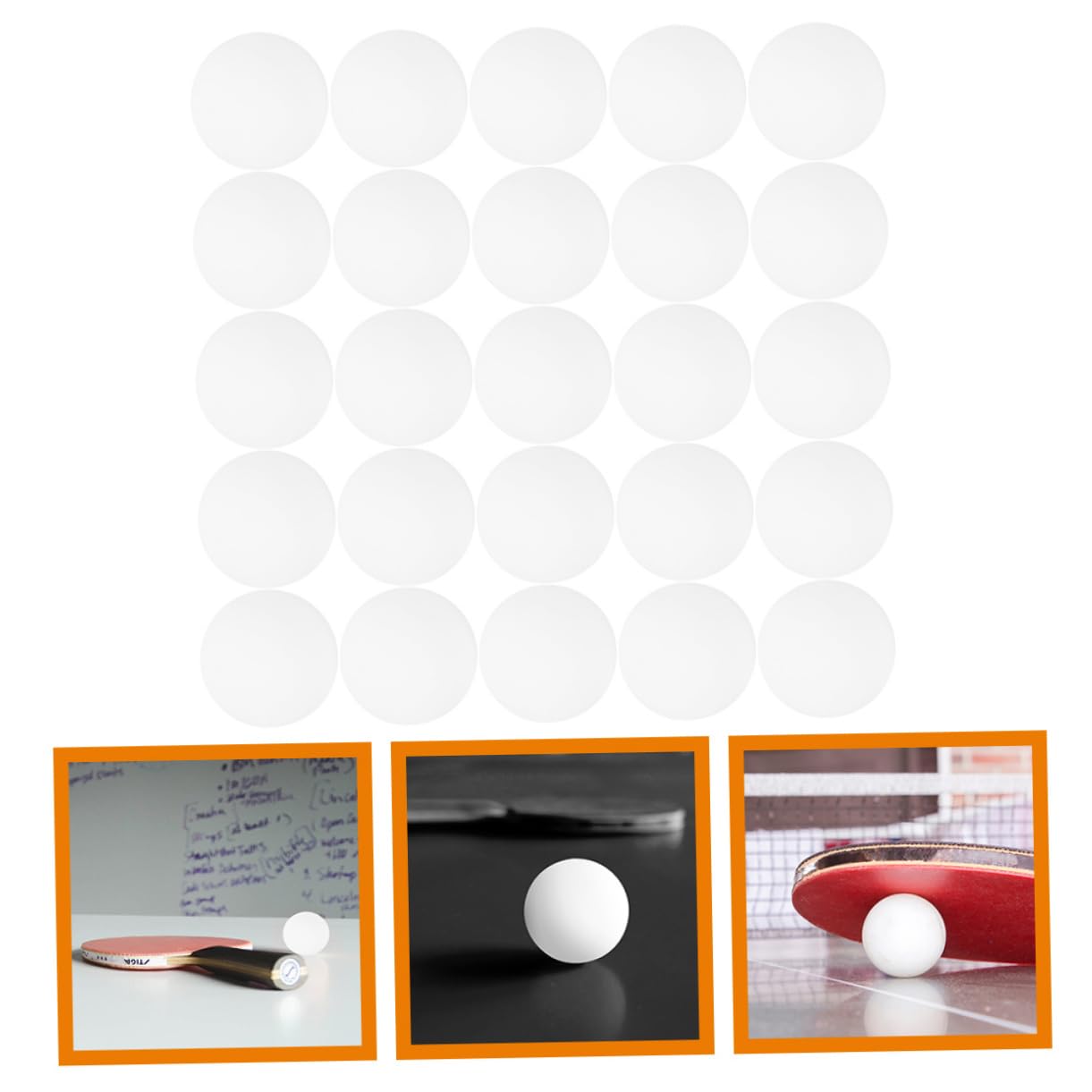 ifundom Pong De Pong Blancas Pelota De Pong De Tenis Apestar Entrenador De Tenis De Mesa Bolas De Pong Bolas De Plastico Abdominales Blanco