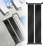 ⭐【Materiales duraderos】 La muy robusta importada EPDM/NBR + PVC, ofrece una resistencia a los rayos UV, el material es adecuado para el uso en agua salada y es especialmente resistente a la intemperie y duradero. La superficie de uso general no debe ser inferior al 70% de la superficie de la piscina.