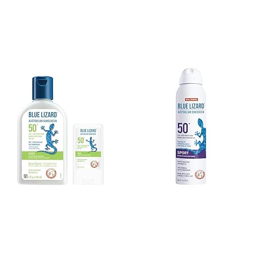Miniatura 9 de Blue Lizard - Protector solar mineral para niños con óxido de zinc, SPF 50+, resistente al agua, protección UVAUVB