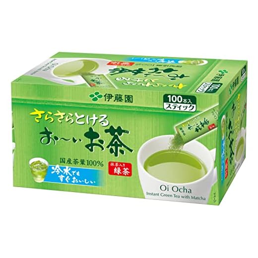 Ito En Oi Ocha Japanese Green Tea, Macha blend, pack of 100 [Japan Import]