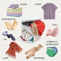 SUNSMAI 2er Set Wäschenetz Klein, Wäschenetz BH für Dessous, Unterwäsche und Socken, feinmaschiger Waschbeutel mit Reißverschluss, formstabil für Waschmaschine – Ansicht 7