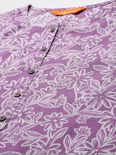Image of INDO ERA Women Pure Cotton Kurta Set with Dupatta | Festive Suit Set, 11047