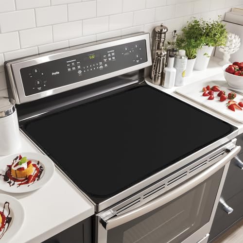 Cubre Vitrocerámica 61 x 51 cm, Tapa para Vitroceramica, Práctica Extensión de Superficie de Trabajo en la Cocina, Resistente al Calor, Antideslizante y Antiarañazos